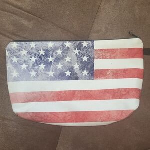 American Flag Cosmetic Bag